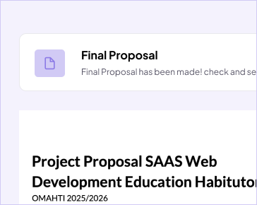 Auto-Developed Proposal and Send It Back to Client